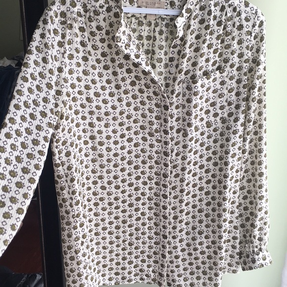 Burberry Brit 100% silk button down - Picture 3 of 7